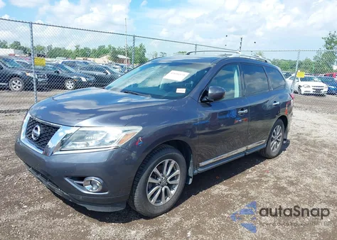 2014 Nissan Pathfinder Sl z USA, uszkodzony, nr VIN 5N1AR2MM1EC691267